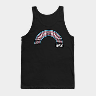 Transgender Rainbow Human Trans Pride Transsexual Lgbt Tank Top